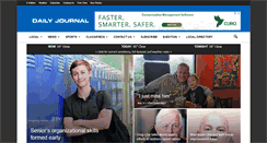 Desktop Screenshot of dailyjournal.net
